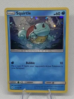 Squirtle 33/214 NM Cosmos Holo Promo Unbroken Bonds Pokemon Card - Image 1