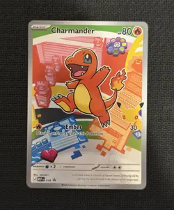 Pokemon TCG Charmander 038 Mega Evolution Promos Holo PSA 10 Contender - Image 1