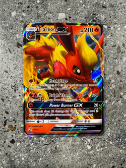 Pokemon TCG Cards Flareon GX SM171 Black Star Promo Holo MINT (Regular Size) - Image 1