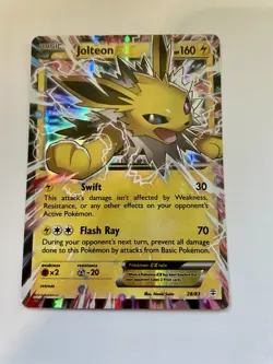 2016 Pokemon Jolteon EX Holo (28/83) - Generations - Image 4