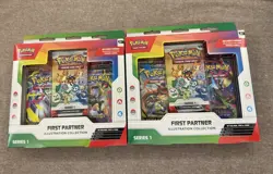 (2) Pokemon TCG First Partner Illustration Collection Series 1 Box Lot English - Image 1