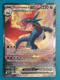 Pokemon TCG Salamence EX Sv09 Journey Together SIR Full Art Holo ENG 187/159 - Image 2
