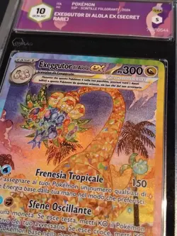 🔥POKEMON ITA🔥EXEGGUTOR DI ALOLA EX 242/191🔥SCINTILLE FOLGORANTI🔥GRAAD 10 - Image 2