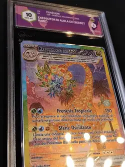 🔥POKEMON ITA🔥EXEGGUTOR DI ALOLA EX 242/191🔥SCINTILLE FOLGORANTI🔥GRAAD 10 - Image 3