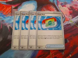 Pokemon TCG 4x Poke Pad 198/217 Ascended Heroes Playset NM - Image 1