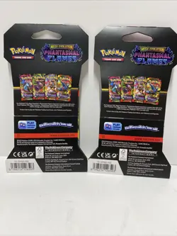 Pokemon TCG: Mega Evolution - Phantasmal Flames Sleeved Booster Pack Set of 2 Pk - Image 2