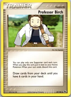 Professor Birch 89/109 Uncommon Ruby & Sapphire Pokemon Near Mint - Image 1