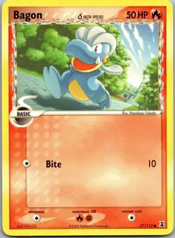 Bagon 57/113 Common Delta Species Pokemon Near Mint - Image 1