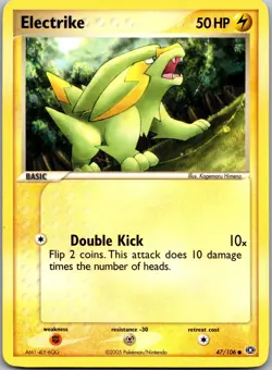 Electrike 47/106 Common Emerald Pokemon Near Mint - Image 1