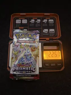 (VERY HEAVY) 🔥22.57g Prismatic Evolutions Pokemon Sealed Booster Pack Brand New - Image 1