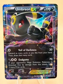 Umbreon EX 55/124 Holo EX Rare Fates Collide Pokemon Near Mint - Image 1