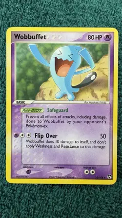 Wobbuffet 24/108 Power Keepers 2007 Pokemon Non-Holo Rare Near Mint - Image 2