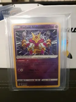 Pokemon Silver Tempest Radiant Alakazam Radiant Rare #059/195 NM - Image 1