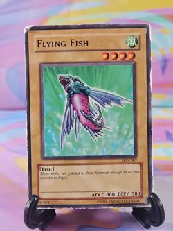 Yu-Gi-Oh TCG Card | Flying Fish LON-002 HP - Image 1