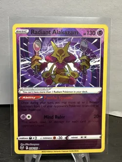 Pokemon - Silver Tempest - Radiant Alakazam - Radiant Rare - 059/195 - NM/M - Image 1