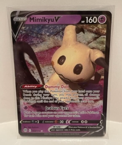 Pokemon TCG Mimikyu V 068/172 Sword & Shield: Brilliant Stars Holo Rare NM-Fast - Image 1