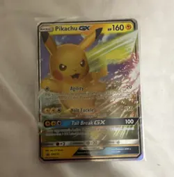 The Pokemon Company Pikachu GX SM232 SM-P Holo Promo Full Art HP 160 ENG Basic - Image 1