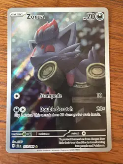 Pokemon TCG Zorua #075/064 Sv: Shrouded Fable Illustration Rare Holo - Image 1