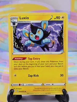 Pokemon TCG Shining Fates Card | Luxio 032/072 Uncommon - Image 1