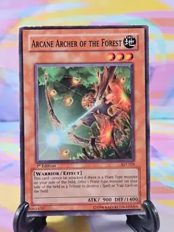 Yu-Gi-Oh TCG Card | Arcane Archer of the Forest AST-029 First Edition - Image 1