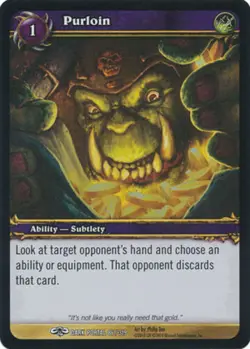 3x Purloin - Foil - Common Near Mint Archives - World of Warcraft TCG - Image 1