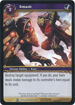 3x Smash - Foil - Common Near Mint Archives - World of Warcraft TCG - Image 1