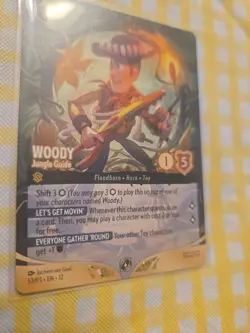Disney Lorcana Wilds Unknown Woody Jungle Guide 15/204 Legendary. (set of 2) - Image 4