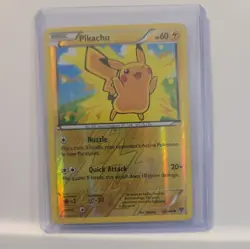 Pikachu - 42/146 - Common Reverse Holo - XY Base - Pokemon Card - NM - Image 1