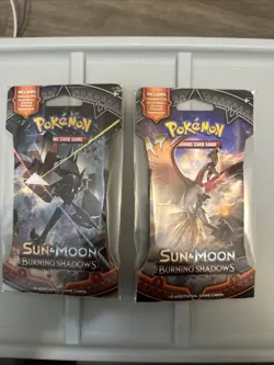 Pokemon Sun & Moon Trading Card Game:Burning Shadows Sleeved Booster Pack x2 820650802317 - Image 1