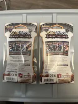 Pokemon Sun & Moon Trading Card Game:Burning Shadows Sleeved Booster Pack x2 820650802317 - Image 2