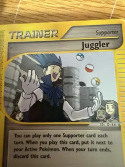 Pokemon Juggler Trainer Card Uncommon #126 of 147 Card is in Excellent Condition - Image 3