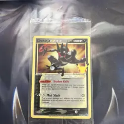 Greninja Gold Star SWSH144 Sealed Celebrations Black Star Promo Pokemon TCG - Image 1