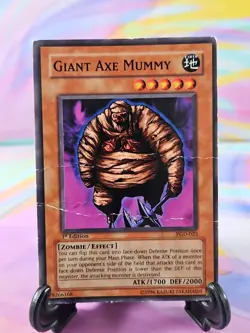 Yu-Gi-Oh TCG Card | Giant Axe Mummy PGD-023 HP - Image 1