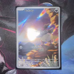 Pokemon TCG Vullaby Card White Flare Holo, Sv: White Flare NM/M - Image 1