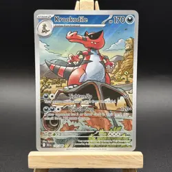 Pokemon TCG Krookodile Black Bolt 137/086 Illustration Rare Card, Near Mint - Image 2