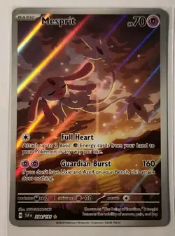 Mesprit 204 Illustration Rare Scarlet & Violet - Surging Sparks NM - Image 1