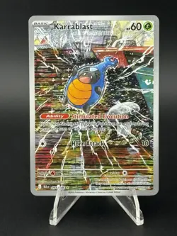 Karrablast 094/086 Pokemon Black Bolt Illustration Rare 2025 GEM MINT - Image 1