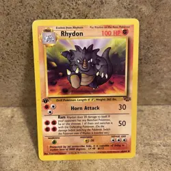Rhydon - 45/64 Jungle Pokemon 1st Edition - Pokemon TCG 1999 WOTC - MP/LP - Image 2