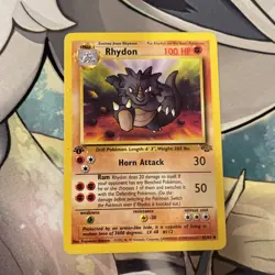 Rhydon - 45/64 Jungle Pokemon 1st Edition - Pokemon TCG 1999 WOTC - MP/LP - Image 3