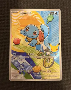 Pokemon TCG Squirtle 039/191 ME Mega Evolution Promo Holo PSA 10 Contender - Image 1