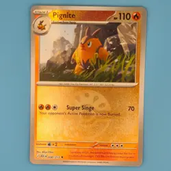 PIGNITE (FRIEND BALL) 030/217 UNCOMMON ASCENDED HEROES POKEMON REVERSE HOLO NM/M - Image 1