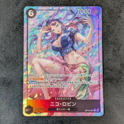 ++ One Piece Card Game TCG Nico Robin OP12-087 SR Prallel Holo Japanese - Image 1