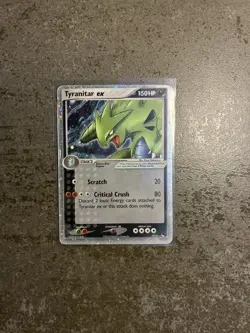 Pokemon TCG Tyranitar EX Holo Card 2004 Series 1, Card 17/17 - Image 1