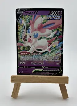 Pokemon TCG - Black Star Promo Card - Sylveon V SWSH202 - Image 1