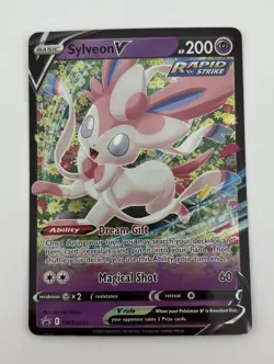 Pokemon TCG - Black Star Promo Card - Sylveon V SWSH202 - Image 3
