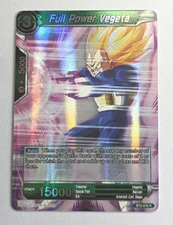 Full Power Vegeta - BT2-076 Foil - Dragon Ball Super Card - NM - Rare - Image 1