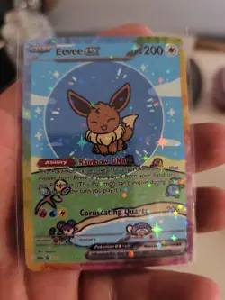 Pokemon CCG Bubble Evoli Ex Custom CCG Karte In Top Zustand Pokemon Custom Card - Image 1
