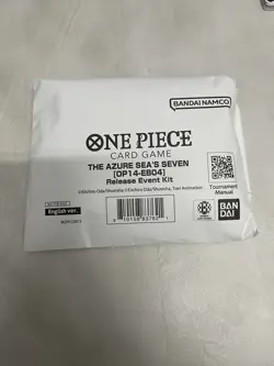 One Piece Card Game OP14-EB04 Release Event Kit TCG English Bandai Namco Sealed - Image 1