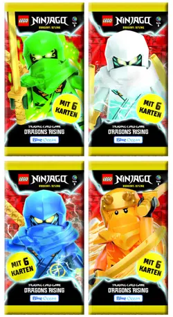 LEGO Ninjago Serie 9 Trading Cards - 1 Mini Tin Box Grun - Image 2