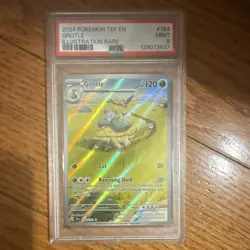 Pokemon 2024 Temporal Forces Grotle 164/162 Illustration Rare Holo PSA 9 - Image 1